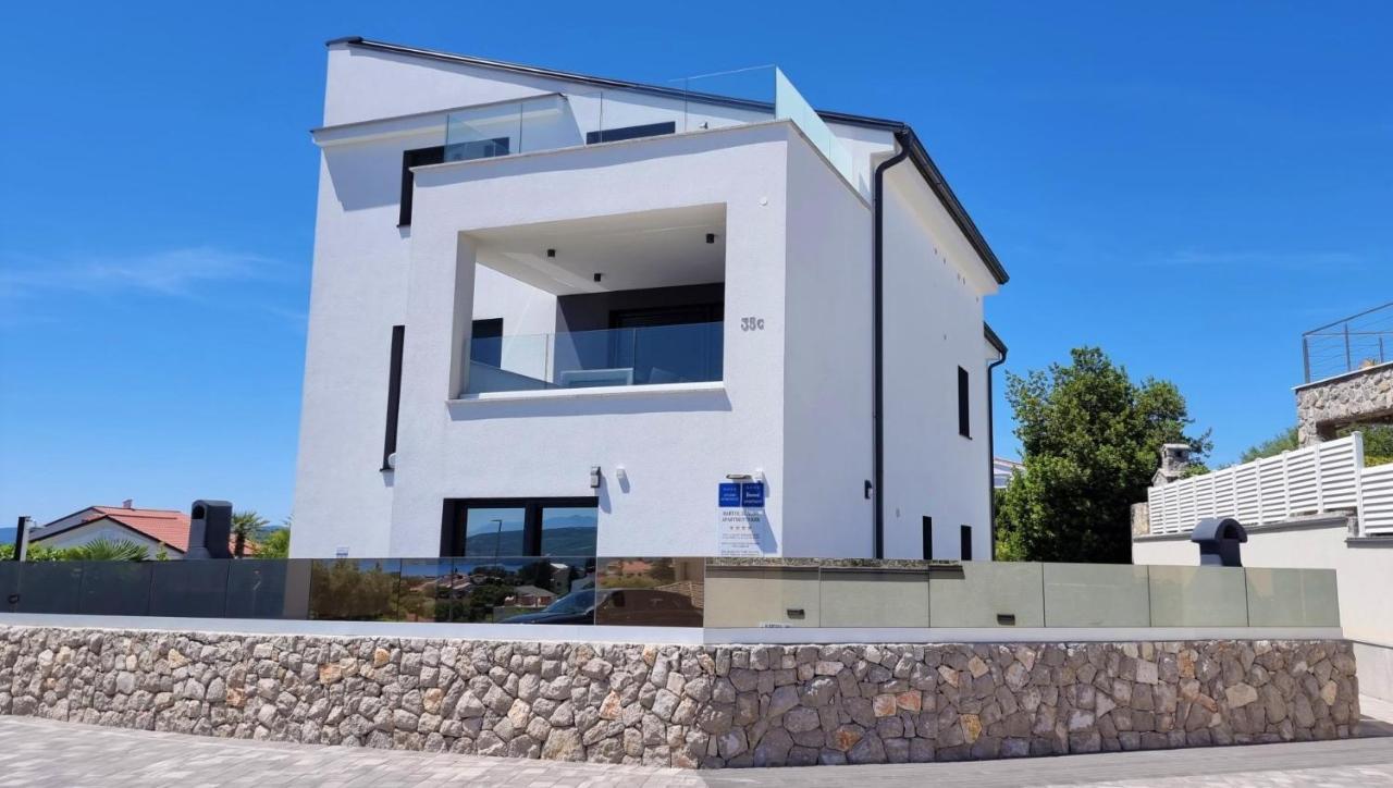 Bartol Luxury Apartments Krk Croatia, With Own Hot Tub - Whirlpool Крк Экстерьер фото